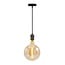 G200 dimmable amber LED filament bulb with DNA spiral 8.5W
