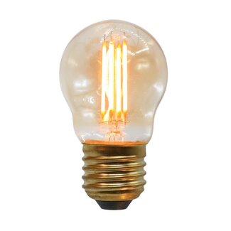 2.5W & 4.5W filament lamp, 2000K, amber glass Ø45 - dimmable