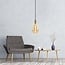 A160 dimmable amber DNA spiral LED filament bulb – 8.5W