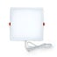 Square LED downlight, 18W, 220 × 220 mm
