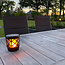 Solar table lamp 2W with flame effect