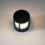 Round outdoor wall lamp Charlie - Black