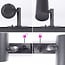 1.5 metre 1-phase track system set with June spotlights, black
