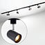 1.5 metre 1-phase track system set with Collin spotlights, black