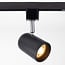1.5 metre 1-phase track system set with Collin spotlights, black