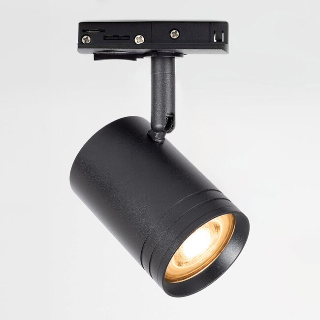 Industrial 1-phase 1.5 metre track lighting system with Jamie spotlights - Ceiling rail