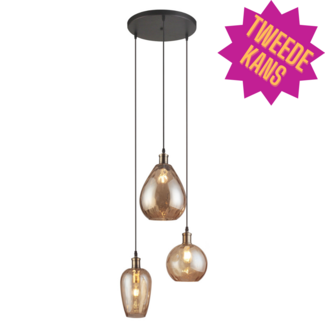 Second chance: Verona pendant lamp with Amber glass