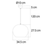 Second chance: Palermo Designer lighting pendant lamp