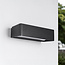Black outdoor wall lamp Midas