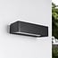 Outdoor wall light Midas - black with integrated LED
