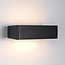 Outdoor wall light Midas - black with integrated LED