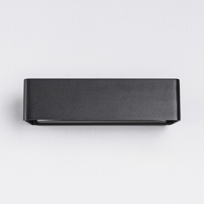 Black outdoor wall lamp Midas