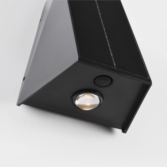 Solar wall lamp for outdoor use Solon - black