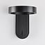 Wall lamp Starla in black with rotatable ring