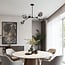 5-light pendant light Thalia with glass spheres in multiple colors
