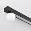 Ceiling light Xander with integrated LEDs - black
