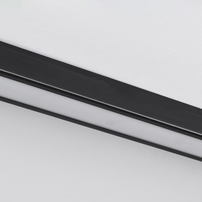 Ceiling light Xander with integrated LEDs - black