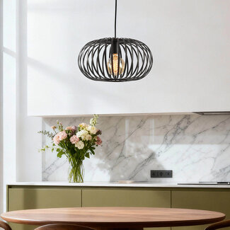 -light pendant lamp Sole - Black