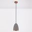 Modern pendant lamp with copper details - Feis