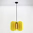 Pendant lamp Benthe in yellow PET felt