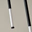 Bar pendant light Rura - black with integrated LED