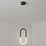 Rohr pendant lamp designer lighting - Black
