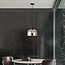 Pendant lamp in smoked glass grey - Apvali
