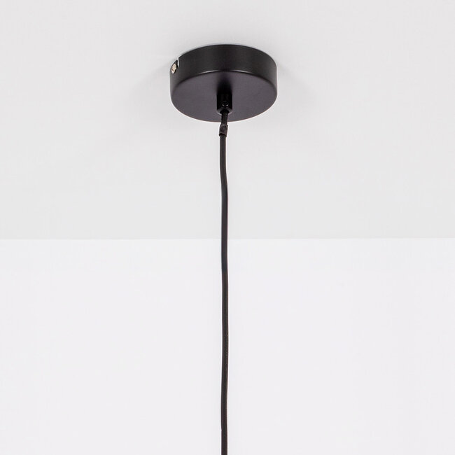 Pendant lamp in smoked glass grey - Apvali