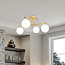 Elegant ceiling lamp, 4-light gold - Nymo