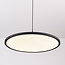 3-step dimmable pendant light Taysa - black with integrated LED