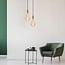 Industrial silver cord pendant, 8.5–10W XXL PS160, amber bulb