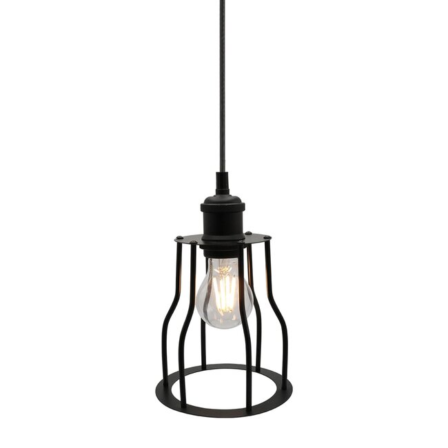 Diego pendant light, bulb included, 4.5W to 12W, clear glass, 2700K, Ø60 and Ø70