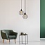 Pendant light Hugo, bulb included, 2.5W to 10W, Amber glass, 2000K, Ø60
