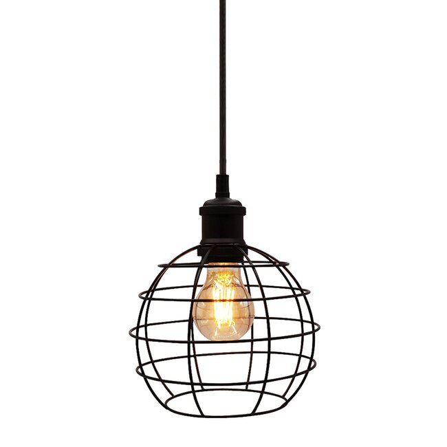 Hugo pendant lamp incl. bulb 2.5W to 10W, Amber glass, 2000K, Ø60
