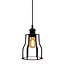 Pendant light Diego incl. 5W spiral bulb, Amber glass, 1800K, Ø60