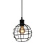 Pendant light Hugo incl. 5W spiral bulb, amber glass, 1800K (extra warm white), Ø60