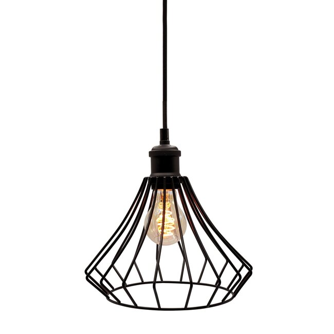 Kiki Pendant Light incl. 5W spiral bulb, Amber glass, 1800K (extra warm white), Ø60mm