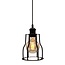 Pendant light Diego incl. 5W spiral bulb, amber glass, 1800K (extra warm white), Ø95
