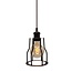 Pendant lamp Diego with 5W spiral bulb, amber, 1800K, G95