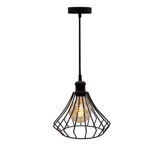 Pendant lamp Kiki with 5W spiral bulb, amber, 1800K, G95