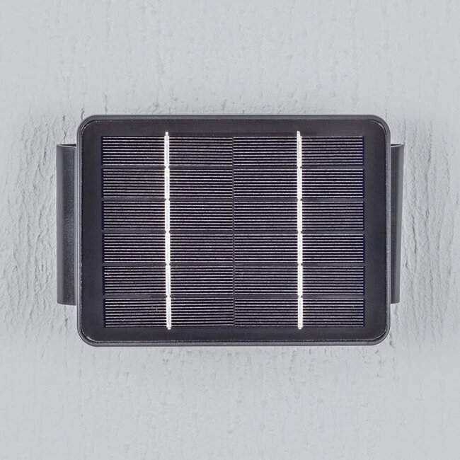 6-light Solar wall light for outdoor use - Selena