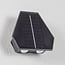 3-light solar outdoor wall light Charissa