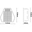3-light solar outdoor wall light Charissa