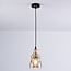 pendant light Trinidad with amber glass - variant 2