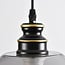 pendant light Sofie with wide smoked glass
