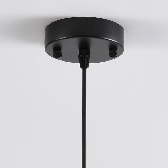 pendant light Sofie with wide smoked glass