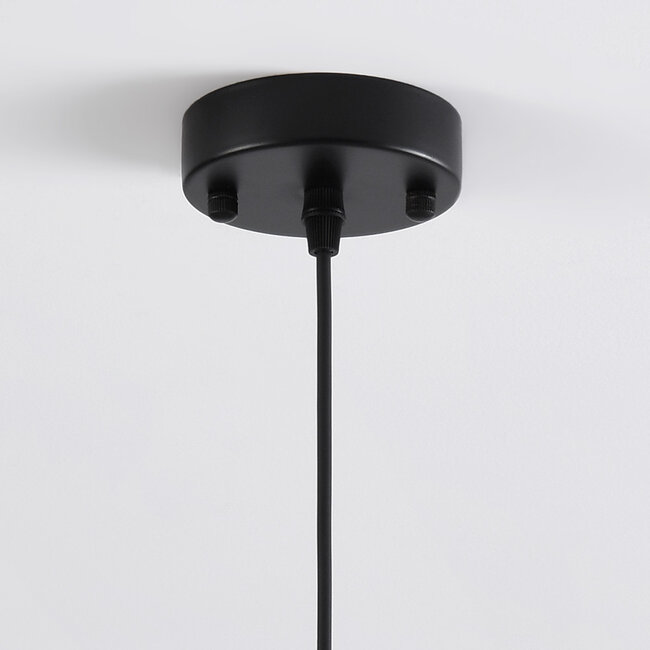 pendant light Laure with amber glass - variant 1