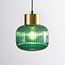 pendant light Inya with green glass