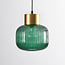 pendant light Inya with green glass