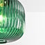 pendant light Inya with green glass